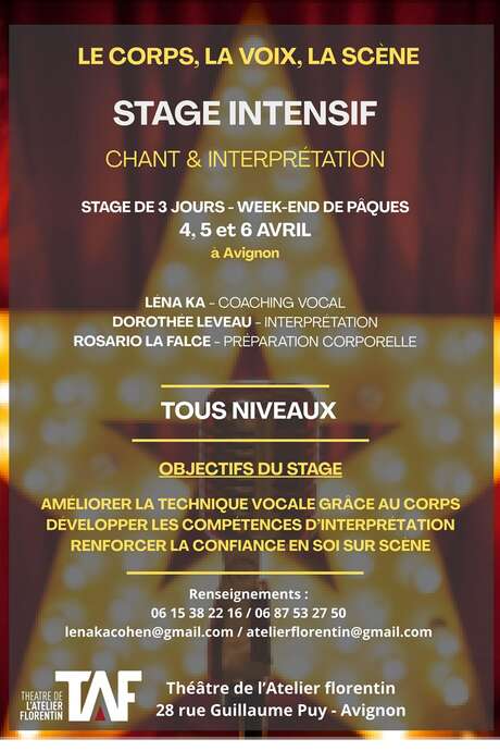 Stage intensif Chant & Interprétation