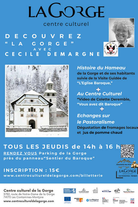 "Découvrez la Gorge" avec Cécile Demargne et le Centre Culturel de la Gorge