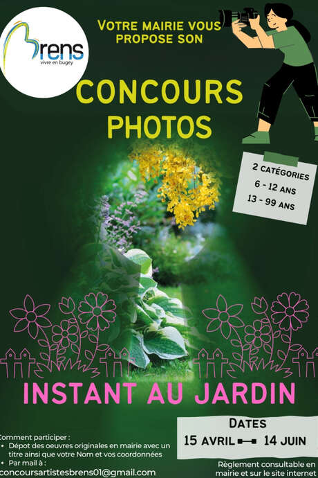 Concours photos "Instant au jardin" sur la commune de Brens