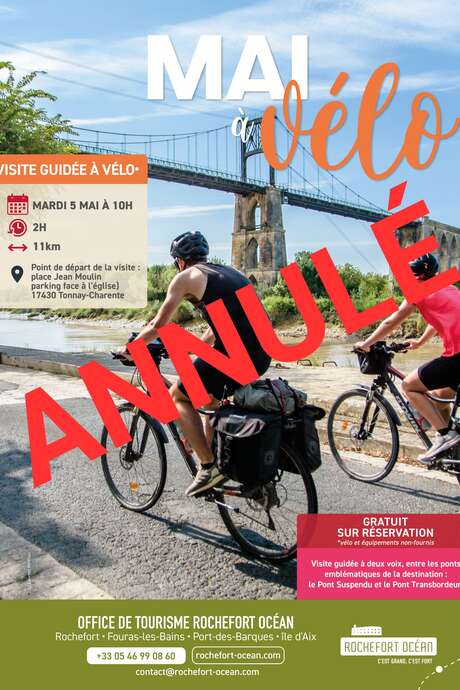 Mai mit dem Fahrrad – Von einer Brücke zur nächsten, mit dem Fahrrad entlang der Charente
