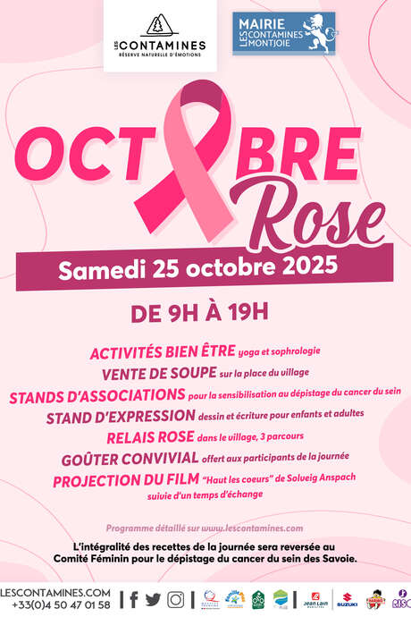 Octobre Rose aux Contamines