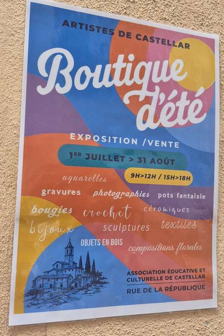 Boutique d'été des Artistes de Castellar