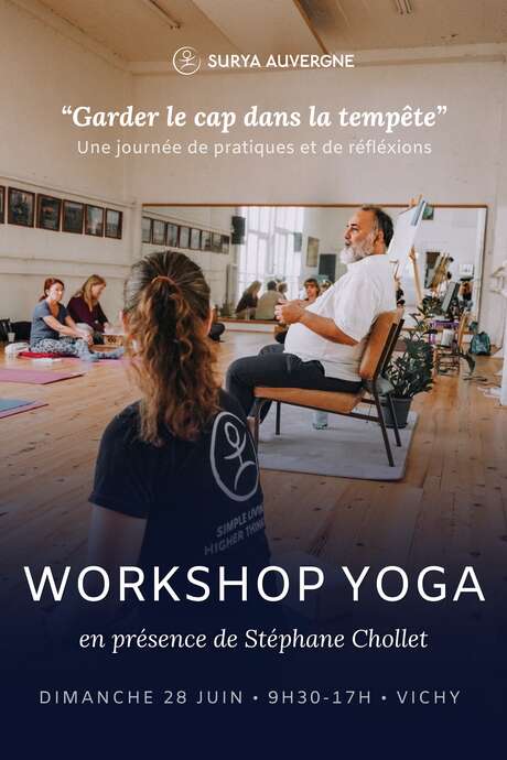 Workshop de Yoga en présence de Stéphane Chollet