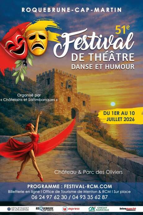 Festival Théâtre Humour & Danse de Roquebrune-Cap-Martin