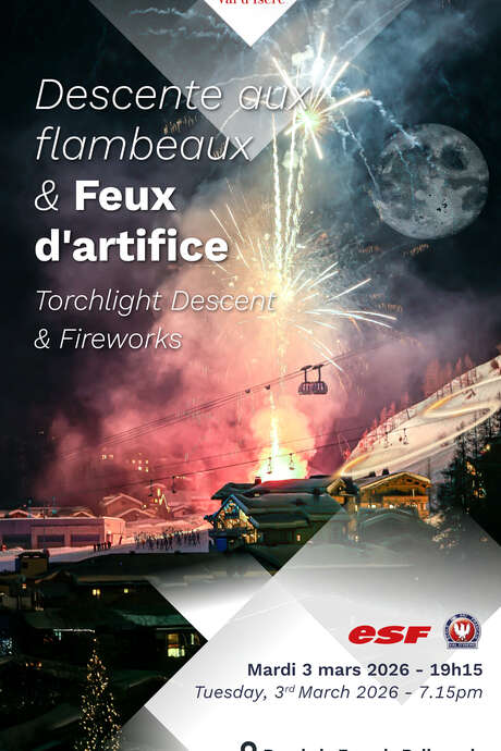 Show ESF & feux d'artifices