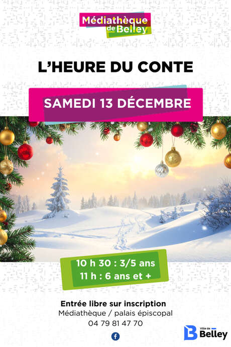 L'heure du conte à la Médiathèque de Belley