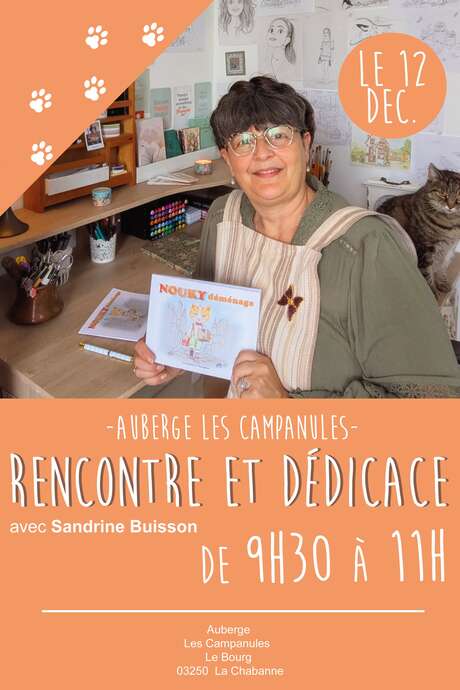 Rencontre et dédicace avec Sandrine Buisson
