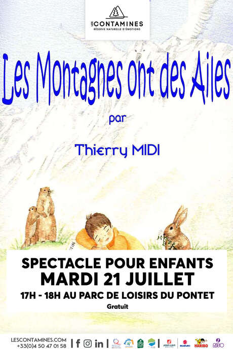 Spectacle pour enfants : "Les montagnes ont des ailes" de Thierry Midi
