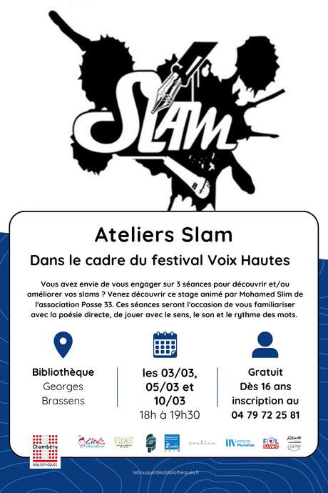Voix Hautes - Ateliers écriture slam