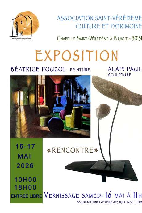 Exposition de peinture et sculptures «Rencontre»