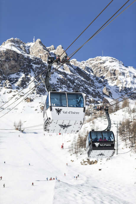 Backstage in Val d'Isère