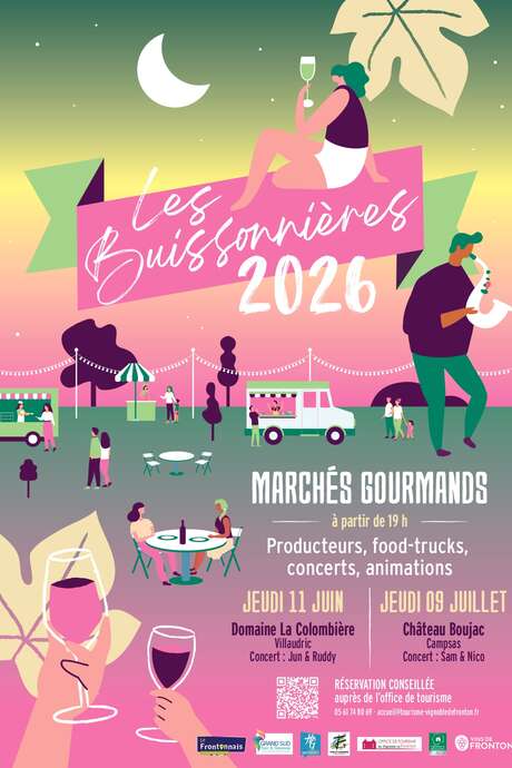 Les Buissonnières : marché gourmand