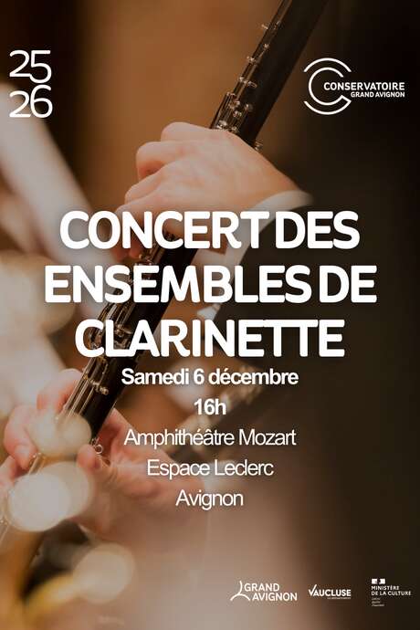 Concert des ensembles de clarinettes