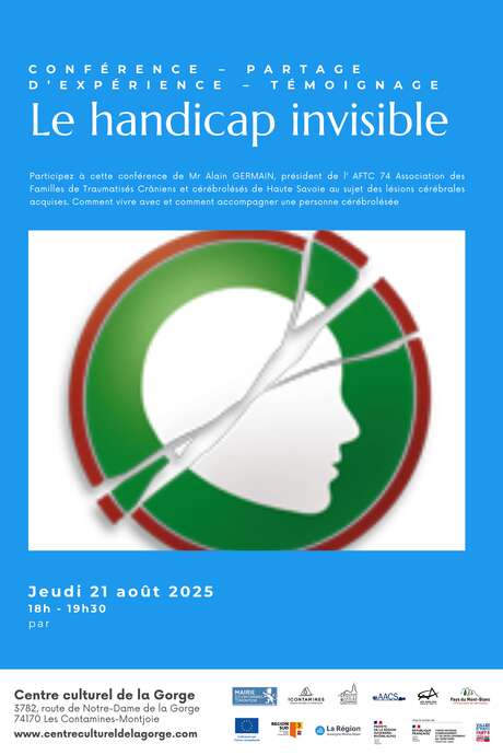 Conférence "Le handicap invisible" au Centre Culturel de la Gorge