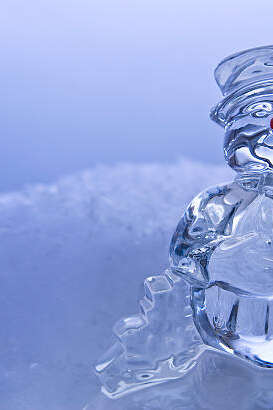 Sculpture sur glace