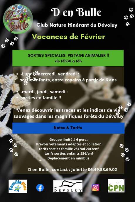 Découverte du pistage animalier