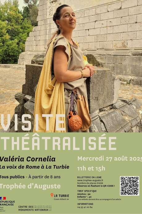 Visites théâtralisées : "Valeria Cornelia, la voix de Rome à la Turbie"