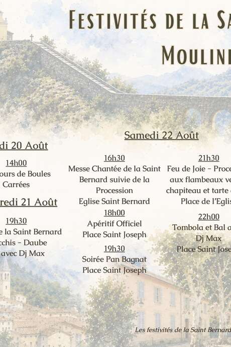 Festivités de la Saint Bernard : Repas de la Saint Bernard