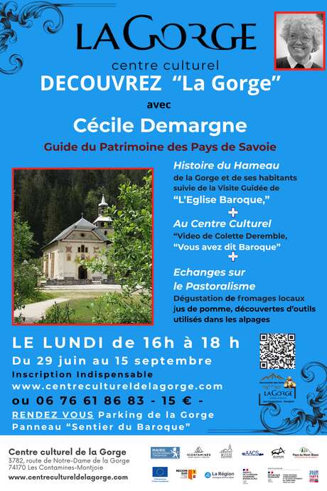Visite guidée de Notre-Dame de la Gorge avec Cécile Demargne, guide du patrimoine