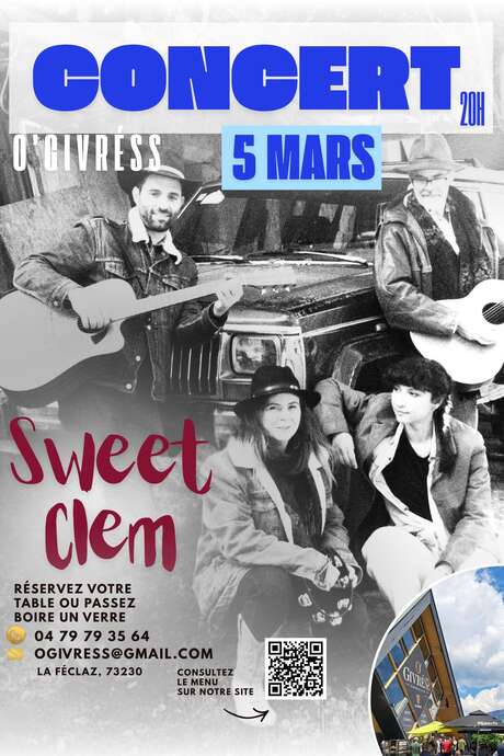 Concert folk : Sweet Clem