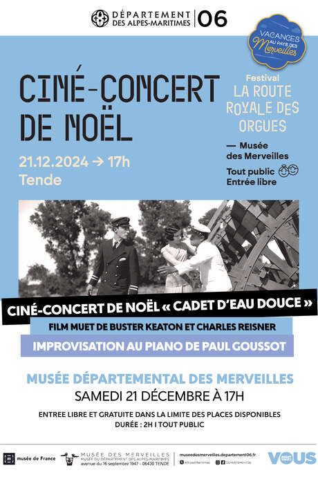 Ciné-concert de Noël "Cadet d'eau douce"