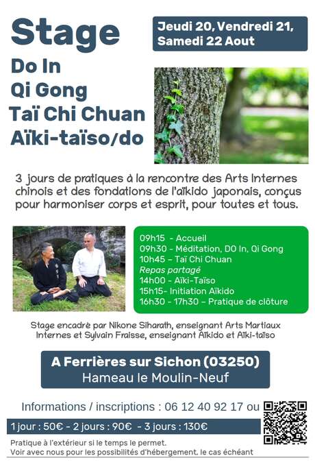 Stage Do In, Gi Gong, Taï Chi Chuan, AÏki-taïso/do