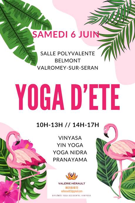Journée de yoga d'été