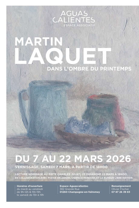 Exposition de peintures de Martin Laquet à l'Espace Aguascalientes