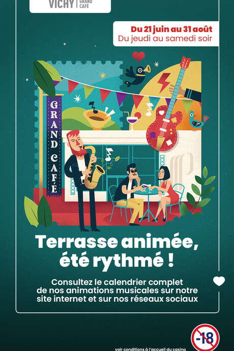 Animations musicales au Casino du Grand Café