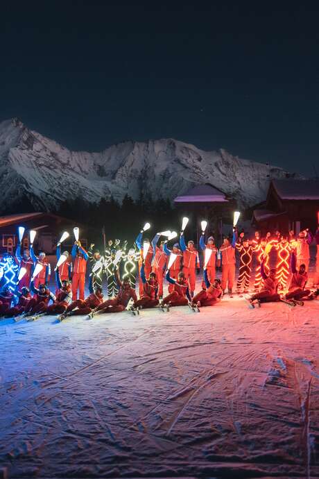 Grande descente aux flambeaux du Mont d'Arbois