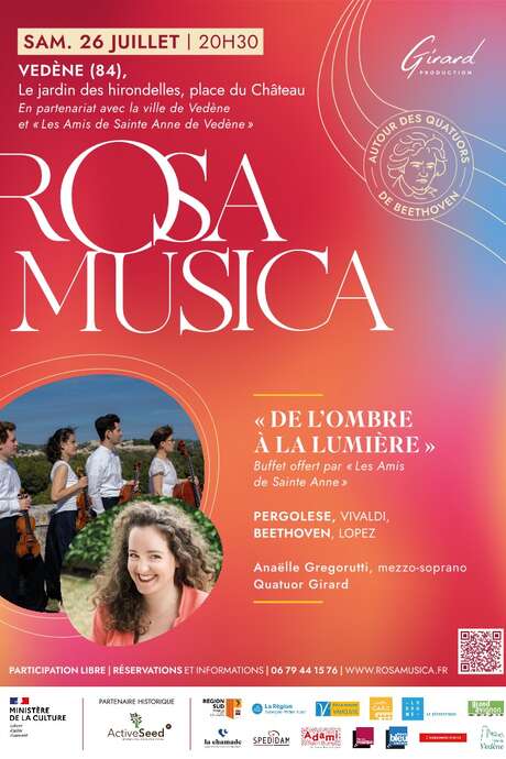 Festival Rosa Musica "De l'ombre à la lumière"