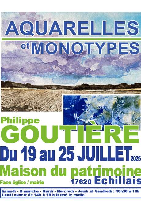 Ausstellung: Aquarelle und Monotypien