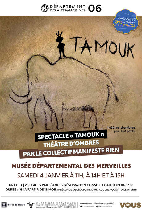 Spectacle "Tamouk" - Théâtre d'ombres