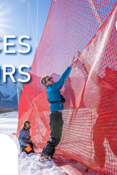 Siguiendo los pasos de un patrullero de esquí