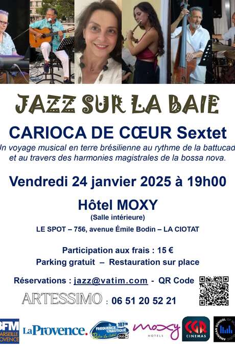 7th Jazz sur la Baie - Concert by Carioca De Cœur Sextet