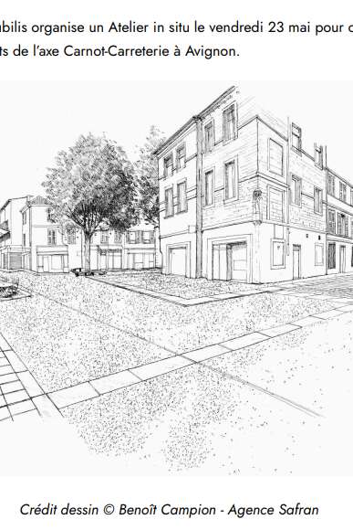 Atelier in situ - Aménagements de l'axe Carnot-Carreterie