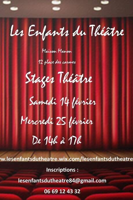 Stage théâtre jeune public