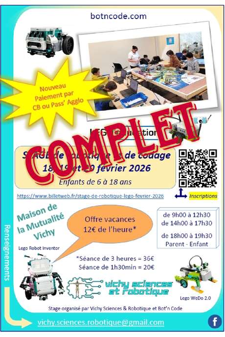 Stages robotique et programmation