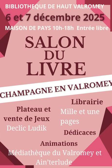 Salon du Livre à Champagne en Valromey