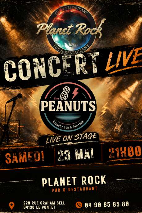 Concert Live The Peanuts