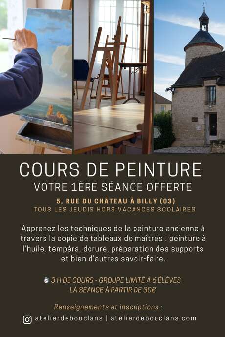 Cours de peinture ancienne