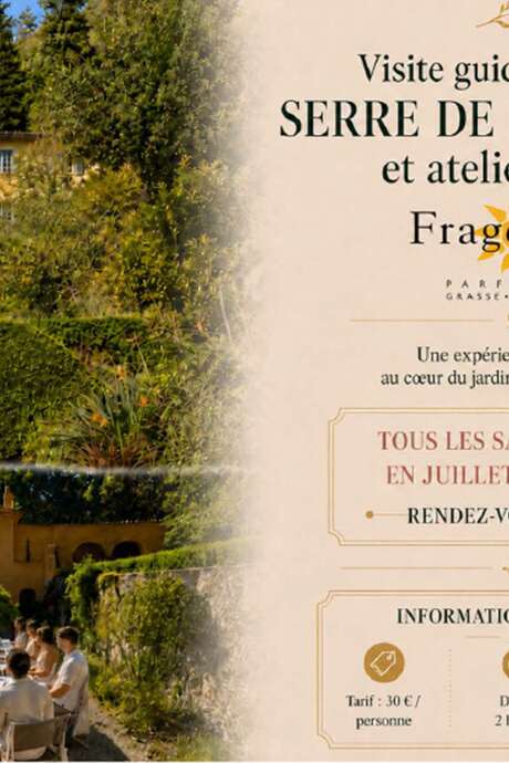 Visite guidée & atelier parfum Fragonard