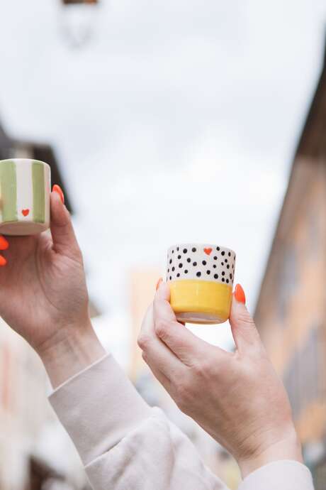 Café peinture sur porcelaine Chambéry