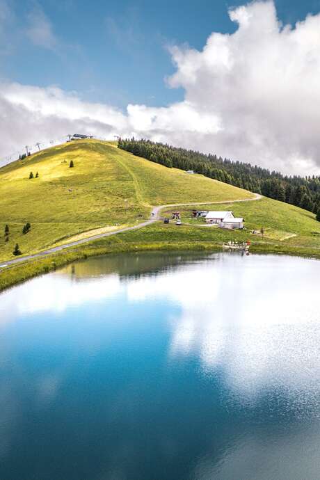 Le Lac de Joux depuis le Mont d'Arbois