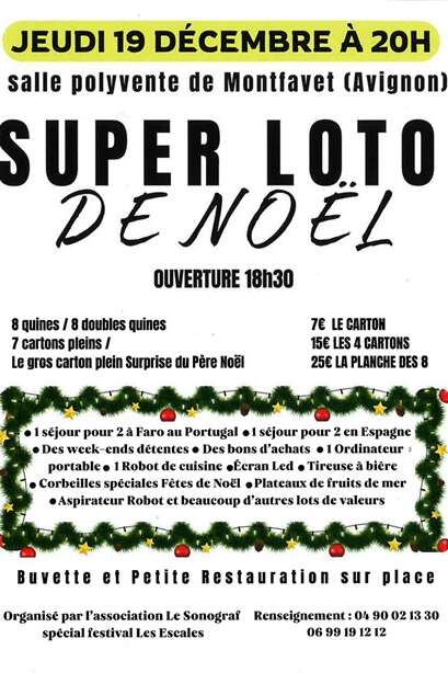 Super loto de Noël