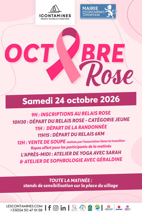 Octobre Rose aux Contamines