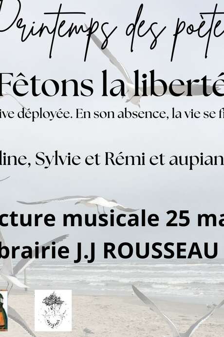 Printemps des poètes : lecture musicale