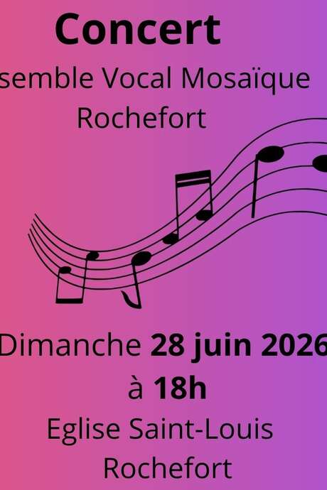 Concert: Mosaïque Vocal Ensemble, Rochefort