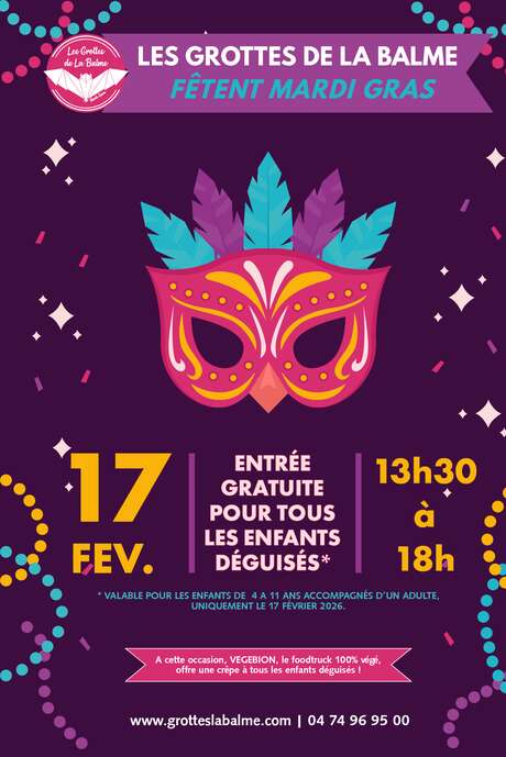 Mardi gras aux Grottes de la Balme