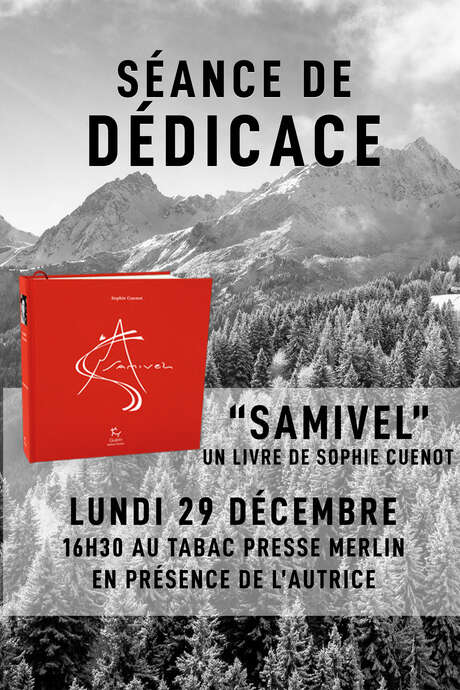Séance de dédicace du livre "Samivel" de Sophie Cuenot